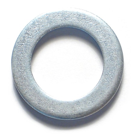 Midwest Fastener Flat Washer, For Screw Size M14 , Steel Zinc Plated Finish, 8 PK 78548